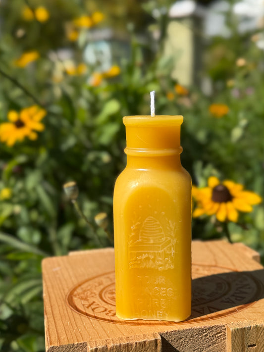 Pure Beeswax Candle (Mini Muth Jar)